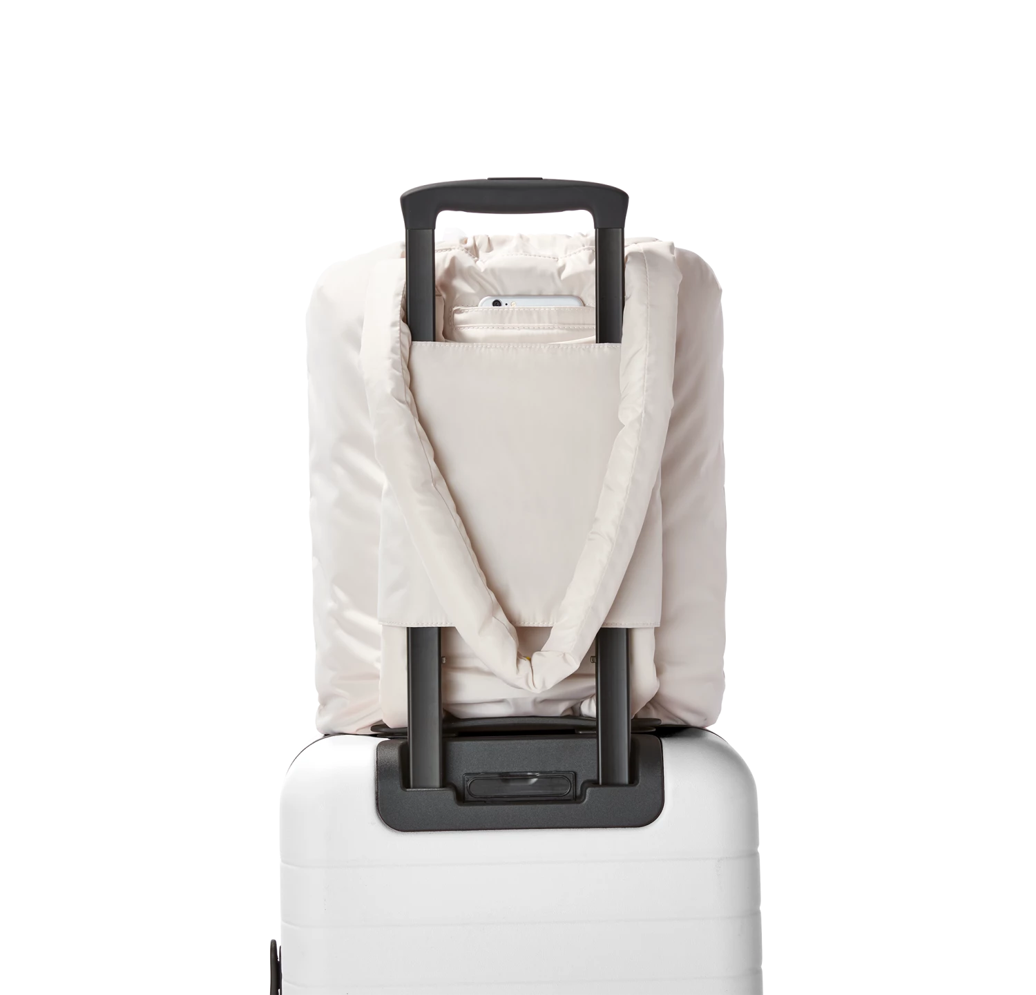 Kal Drawstring Tote In Moonbeam 5 Kal Drawstring Tote In Moonbeam - Image 5