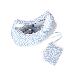 Rider Shoulder Bag In Check Mix 10 Rider Shoulder Bag In Check Mix -Hot Sale Dagne Dover Store Novelty Rider Crossbody Check Mix Aerialcopy2