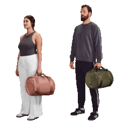 Lagos Convertible Duffle In Onyx, Medium -Hot Sale Dagne Dover Store OnModel M LAGOS