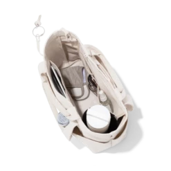 Vida Organic Cotton Tote In Natural, Small -Hot Sale Dagne Dover Store OrganicCotton Vida Natural S Topdown 2048x2048.jpgcopy