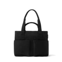 Vida Organic Cotton Tote In Onyx, Small -Hot Sale Dagne Dover Store OrganicCotton Vida Onyx S FrontHandlesUp 2048x2048.jpgcopy