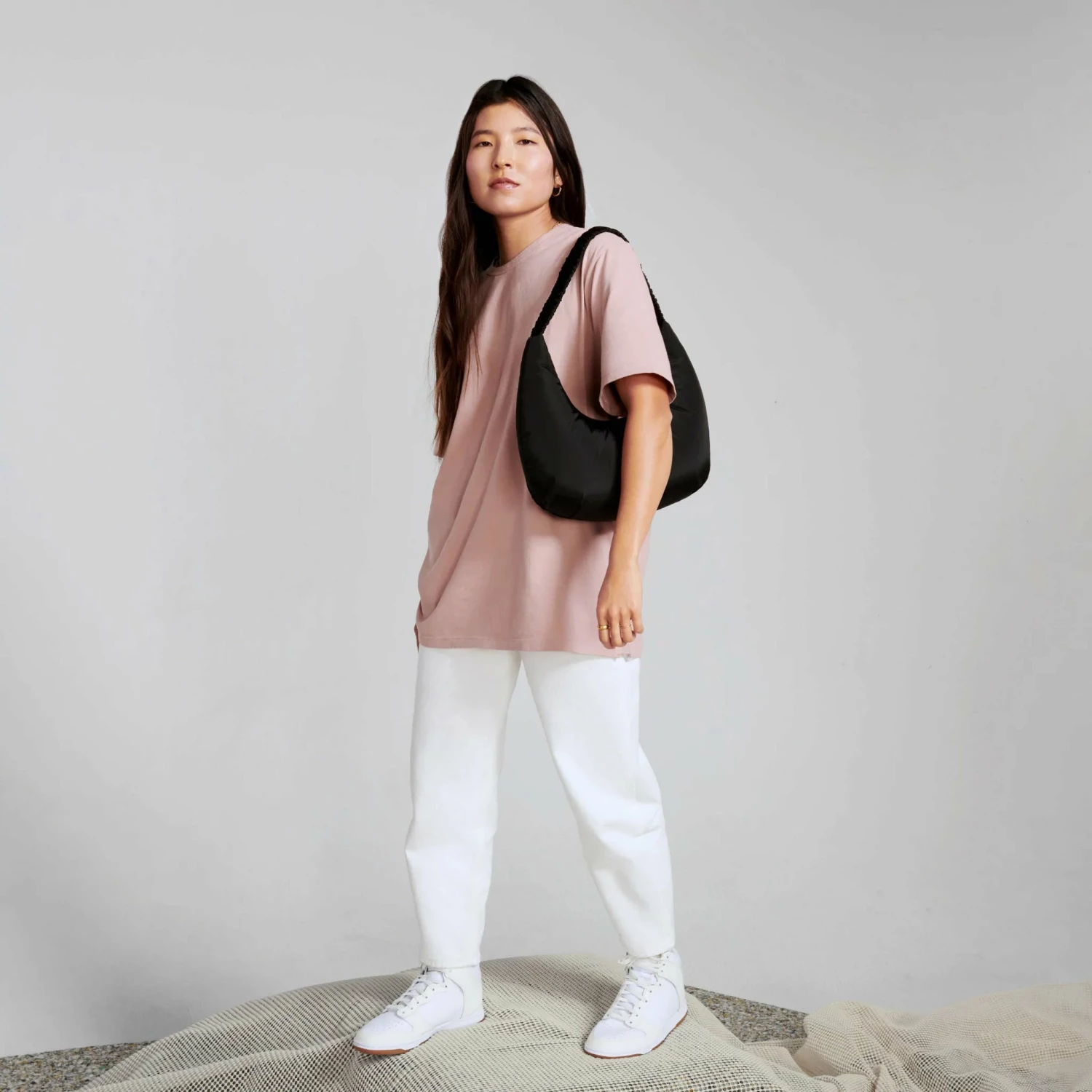 Rider Shoulder Bag In Check Mix 5 Rider Shoulder Bag In Check Mix - Image 5