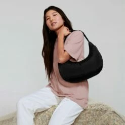 Rider Shoulder Bag In Moonbeam -Hot Sale Dagne Dover Store RiderPDP2 f6a1ec52 f4a9 4270 ad33 15514789d04a