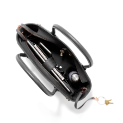 Signature Tote In Graphite, Classic -Hot Sale Dagne Dover Store Signature ClassicTote Graphite Topdown 2048x2048.jpgcopy