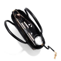 Signature Tote In Onyx, Classic -Hot Sale Dagne Dover Store Signature ClassicTote Onyx Topdown 2048x2048.jpgcopy