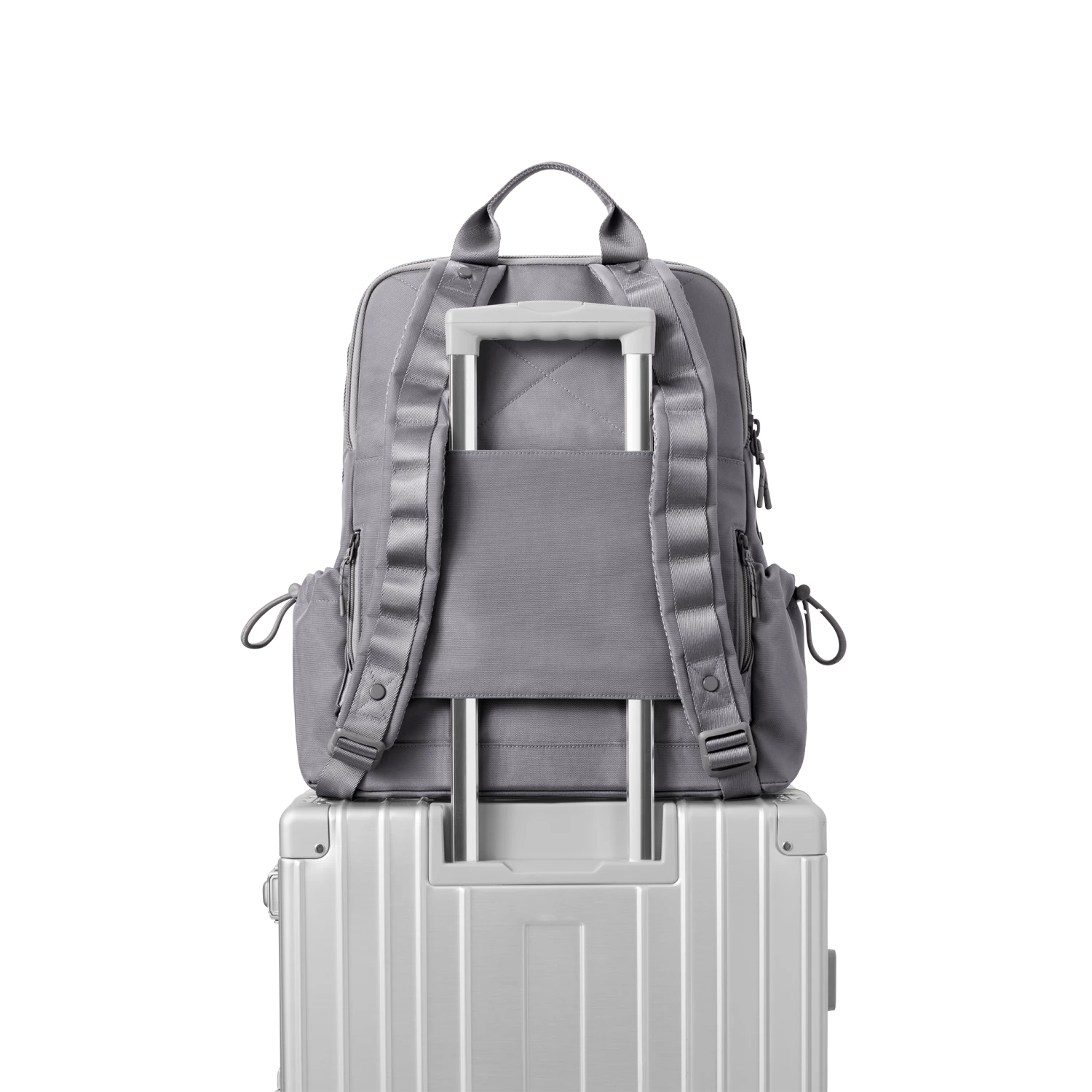 Brooklyn Flap Top Backpack In Ash 11 Brooklyn Flap Top Backpack In Ash - Image 11