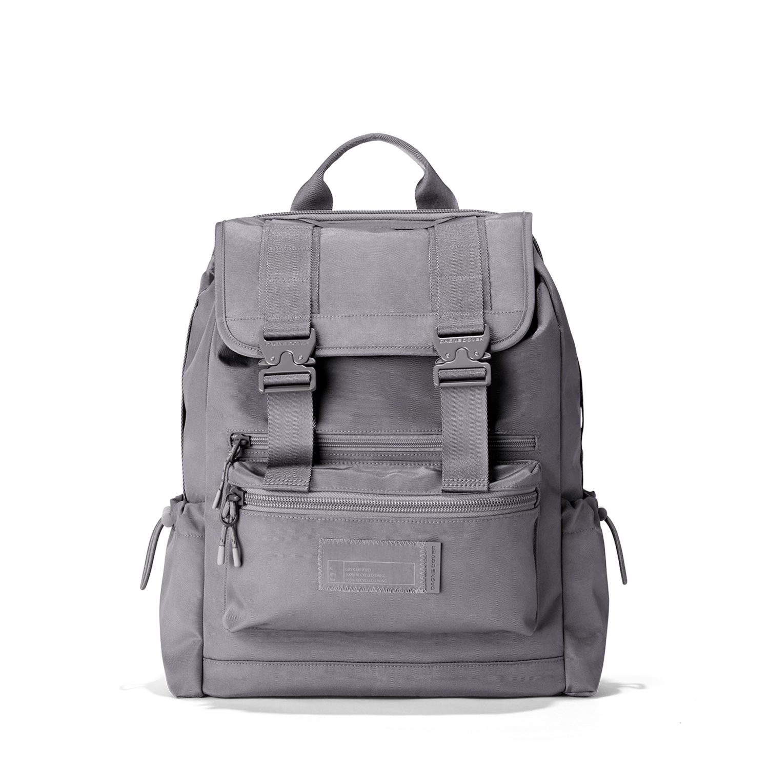 Brooklyn Flap Top Backpack In Ash 1 Brooklyn Flap Top Backpack In Ash