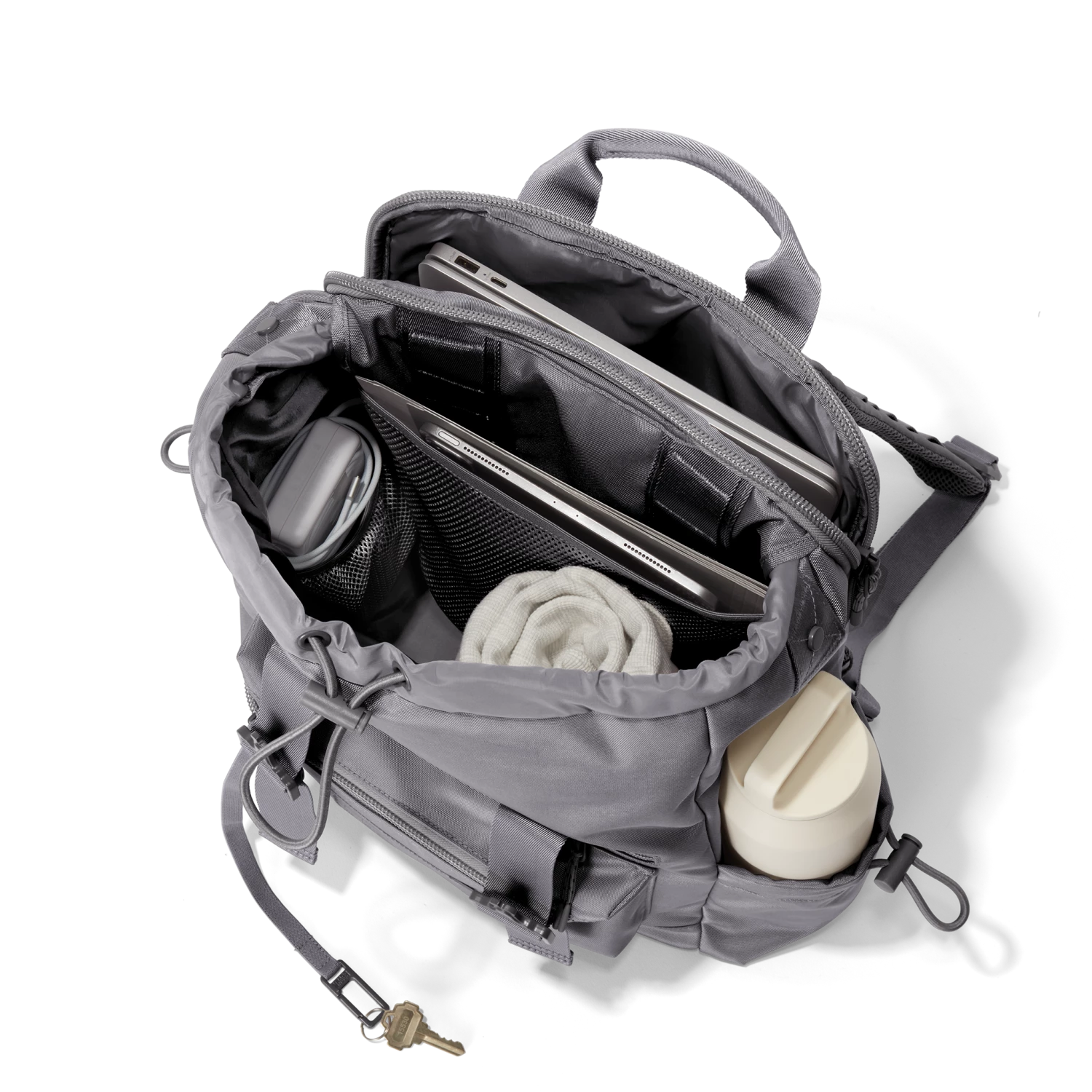 Brooklyn Flap Top Backpack In Ash 10 Brooklyn Flap Top Backpack In Ash - Image 10