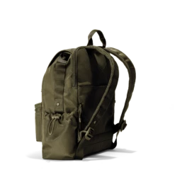 Brooklyn Flap Top Backpack In Dark Moss -Hot Sale Dagne Dover Store Travel Brooklyn DarkMoss 3QtrBackLeft