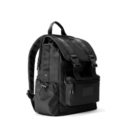Brooklyn Flap Top Backpack In Onyx -Hot Sale Dagne Dover Store Travel Brooklyn Onyx 3QtrFrontRight