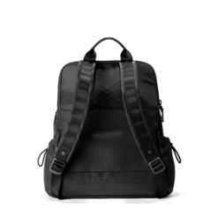 Brooklyn Flap Top Backpack In Onyx -Hot Sale Dagne Dover Store Travel Brooklyn Onyx Back
