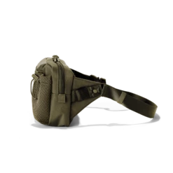 Cairo Sling Bag In Dark Moss -Hot Sale Dagne Dover Store Travel Cairo DarkMoss SideLeft angle