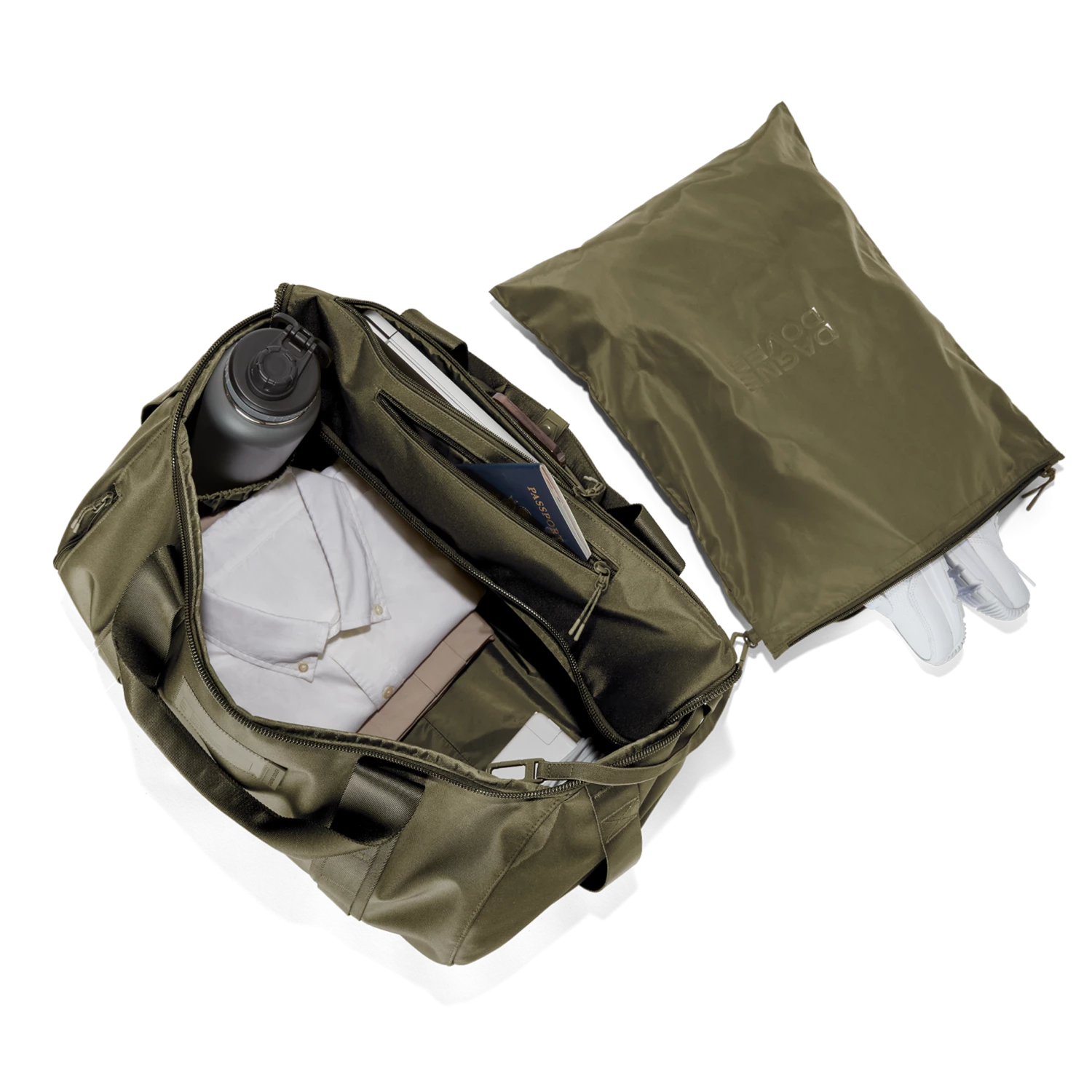 Lagos Convertible Duffle In Dark Moss, Large 13 Lagos Convertible Duffle In Dark Moss, Large - Image 13