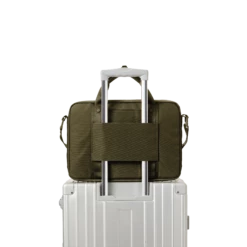 Oslo Slim Laptop Bag In Dark Moss 22 Oslo Slim Laptop Bag In Dark Moss -Hot Sale Dagne Dover Store Travel Oslo DarkMoss Back Luggage