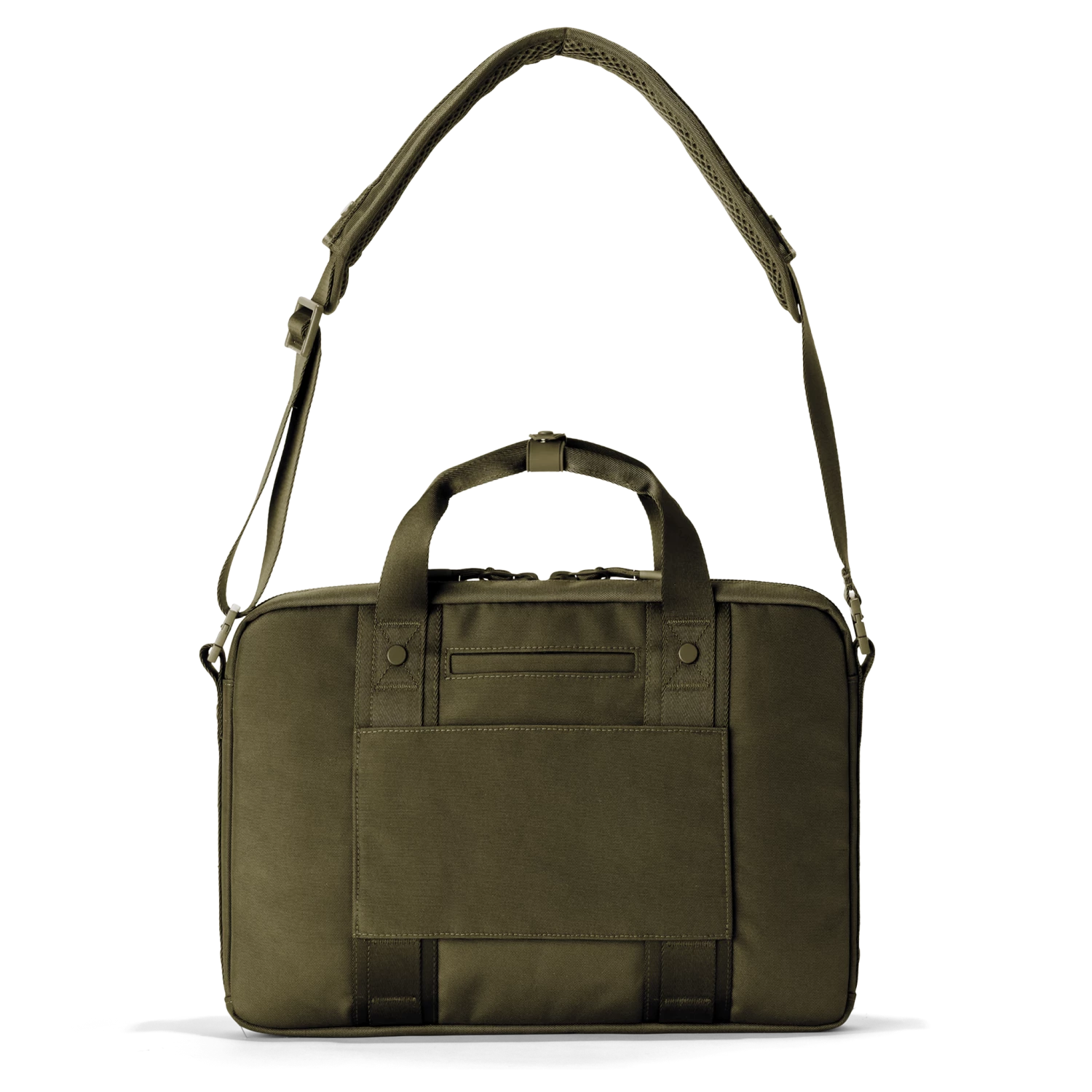 Oslo Slim Laptop Bag In Dark Moss 4 Oslo Slim Laptop Bag In Dark Moss - Image 4