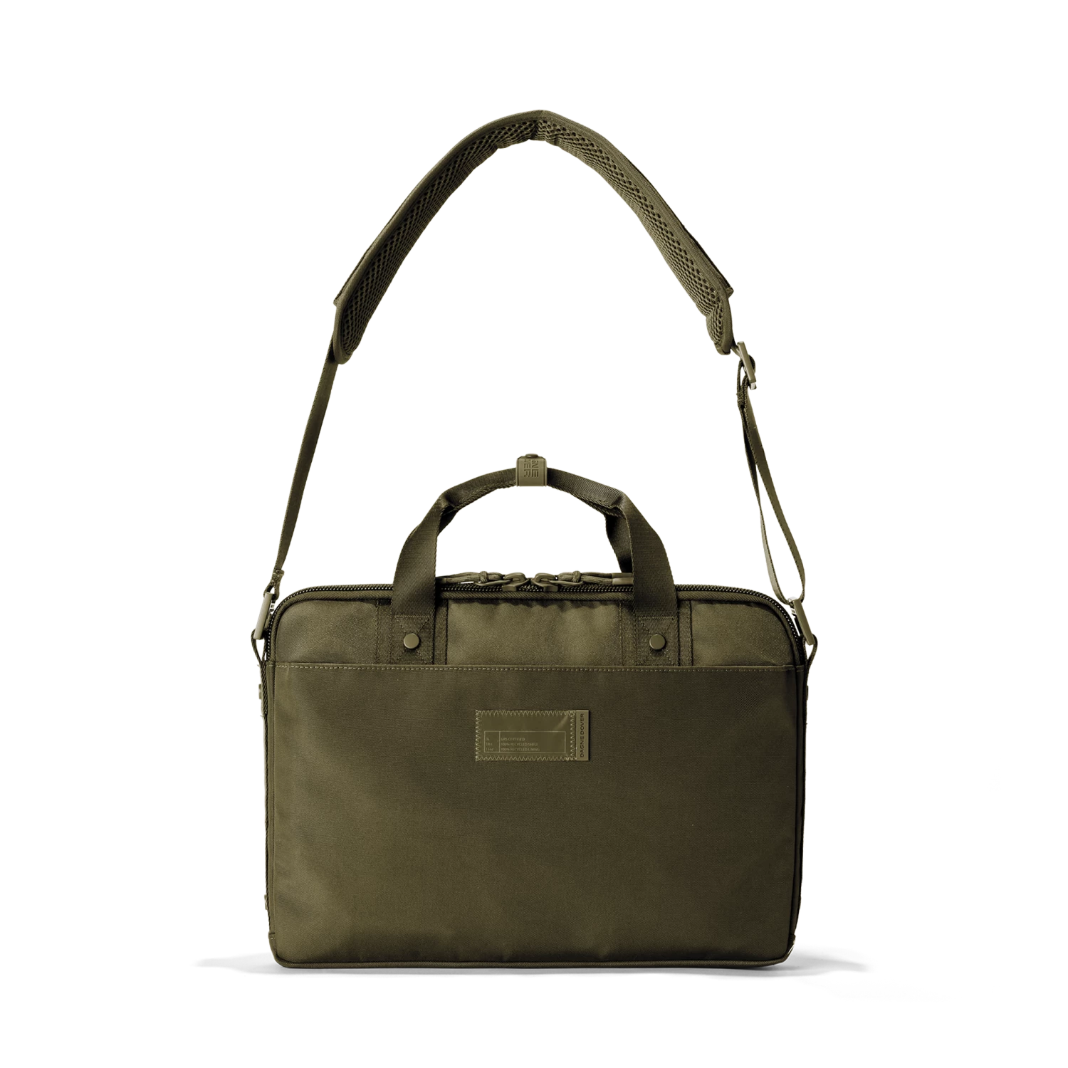 Oslo Slim Laptop Bag In Dark Moss 1 Oslo Slim Laptop Bag In Dark Moss