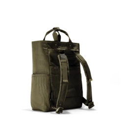 Petra Convertible Tote In Dark Moss -Hot Sale Dagne Dover Store Travel Petra DarkMoss 3QtrBackLeft Backpack