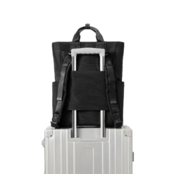 Petra Convertible Tote In Onyx -Hot Sale Dagne Dover Store Travel Petra Onyx Back Luggage