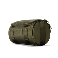 Seoul Dopp Kit In Dark Moss, Large -Hot Sale Dagne Dover Store Travel Seoul L DarkMoss 3QtrFrontLeft