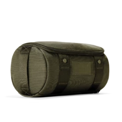 Seoul Dopp Kit In Dark Moss, Large -Hot Sale Dagne Dover Store Travel Seoul L DarkMoss 3QtrFrontRight