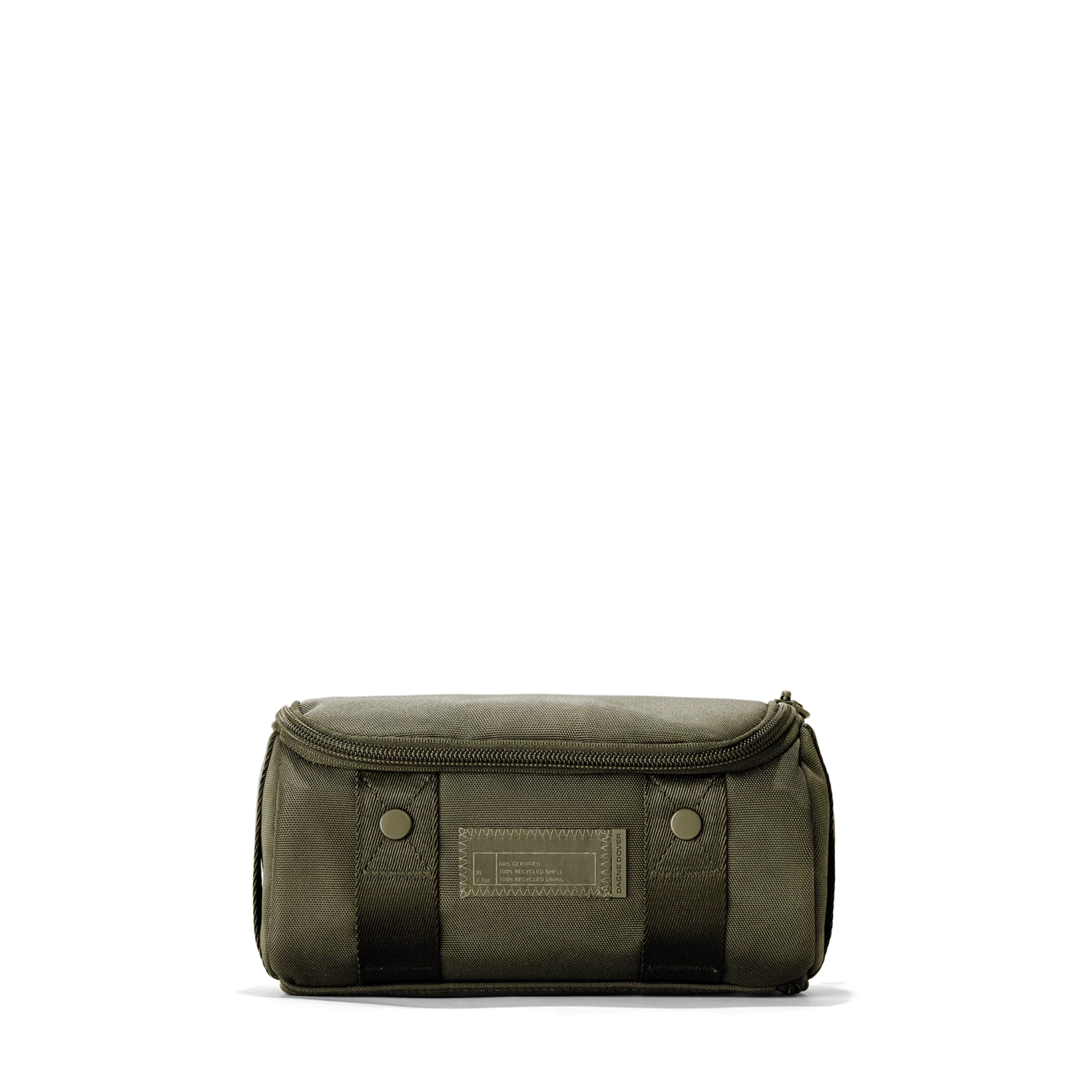 Seoul Dopp Kit In Dark Moss, Small 1 Seoul Dopp Kit In Dark Moss, Small